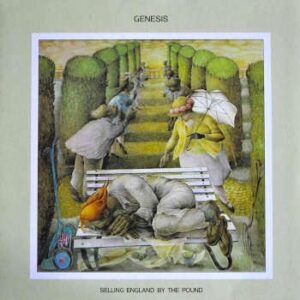 Frontcover der Schallplatte Selling England by the Pound von Genesis
