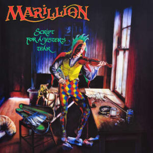 LP Script for a Jesters Tear by Marillion, Frontcover