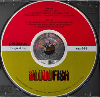 CD The Great Leap by Phideaux, CD.