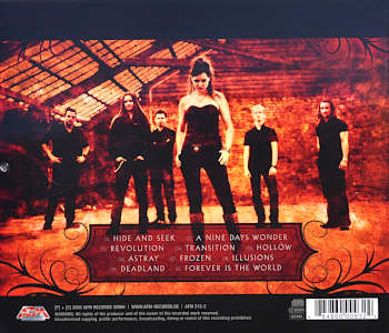 Forever is the World by Theatre of Tragedy. Backcover