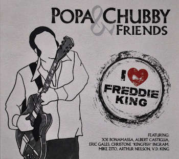 CD Album Popa Chubby and Friends. Frontcover