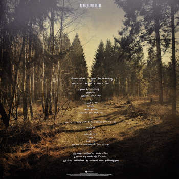Vinyl Album Grace For Drowning by Steven Wilson. Backcover