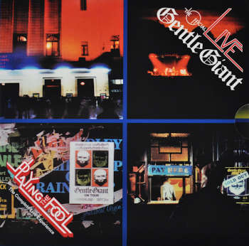 Gentle Giant Live The Fool, CD Album. Frontcover