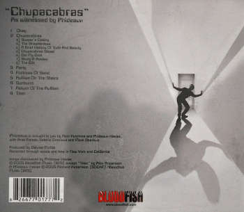 CD "Chupacabras" by Phideaux. Backcover
