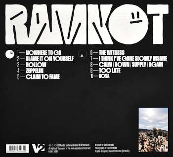 CD Album "Rosa" by Ramkot. Backcover