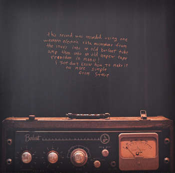 LP Blues In Mono by Seasick Steve. Backsite