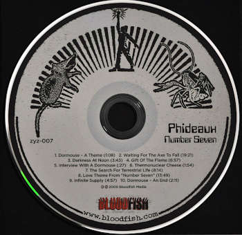 CD Album Number Seven by Phideaux. CD