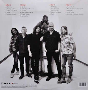 LP The Essential by Foo Fighters. Backcover