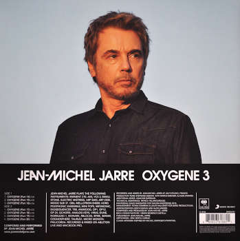 Album Oxygene 3 by Jean Michel Jarre. Backcover
