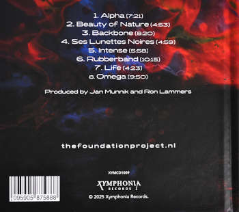 CD Album "Relations" by The Foundation. Backcover