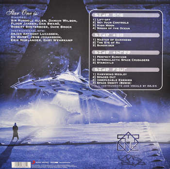 LP "Space Metal" by Star One. Backcover