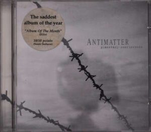 CD "Planetary Confinement" by Antimatter. Frontcover