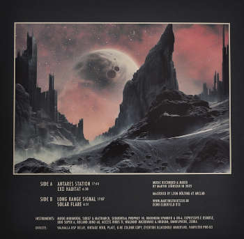 LP Album "Antares". by Martin Stürtzer. Backcover