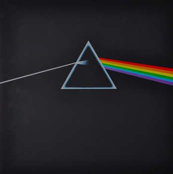 Vinyl Album"The Dark Side Of The Moon" by Pink Floyd. Backcover