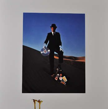 Vinyl Album"Wish you You Were Here" by Pink Floyd. Backcover