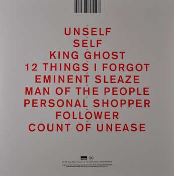 LP, Album, "The Future Bites" by Steven Wilson. Backcover