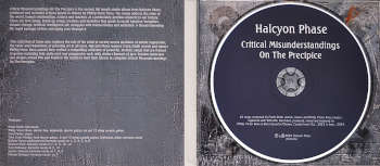 Album "Critical Misunderstandings On The Precipice" by Halcyon Phase. Innercover