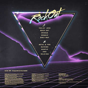 LP vinyl Album "Rock Out" by Wolfmother. Backcover