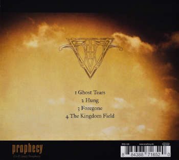 CD EP "The Kingdom Field" by Darkher. Backcover