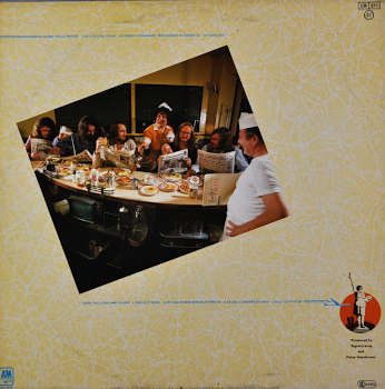Vinyl Album "Breakfast In America" by Supertramp. Backcover