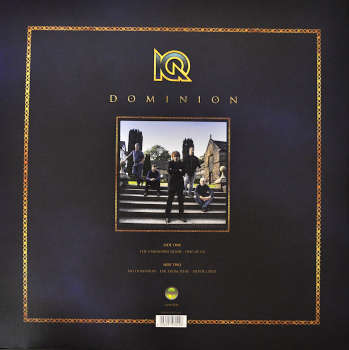 Vinyl Album "Dominion" by IQ. Backcover