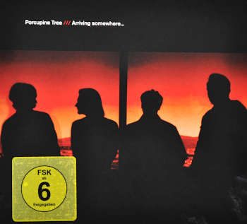2 CD + BluRay Live Album "Arriving Somewhere..." by Porcupine Tree. Frontcover