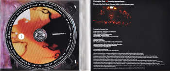 2 CD + BluRay Live Album "Arriving Somewhere..." by Porcupine Tree. Innercover