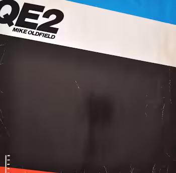 Vinyl Album""QE 2" by Mike Oldfield. Frontcover