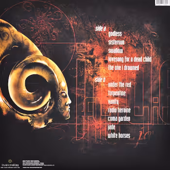 LP Album "Jade" by Flowing Tears. Backcover