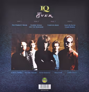 Vinyl Album "Ever" by IQ. Backcover