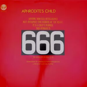 Vinyl Album "666" by Aphrodite's Child. Frontcover