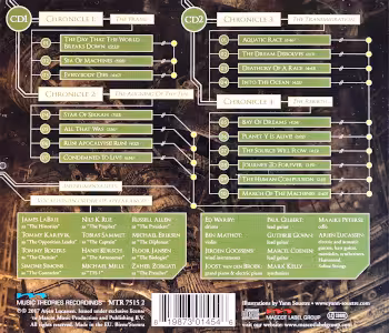 CD Album "The Source" by Ayreon. Backcover